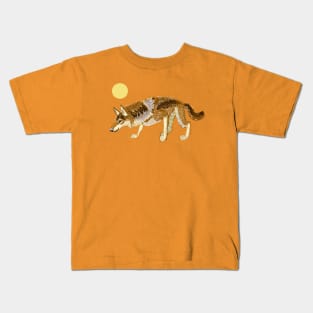 Steppe Wolf Canis lupus campestris #1 Kids T-Shirt